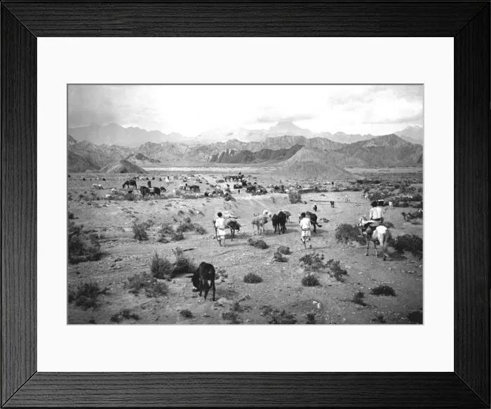 Framed Print : Mountain scene in Kashgar, western China Framed Print : Mountain scene in Kashgar, western China