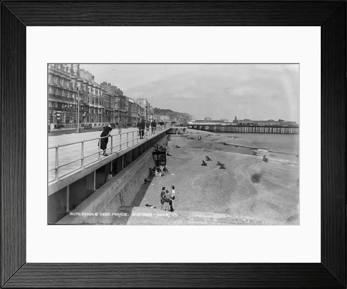 Framed Print : Double Deck Parade, Hastings Framed Print : Double Deck Parade, Hastings