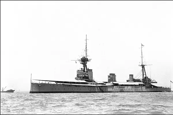 HMS New Zealand at sea