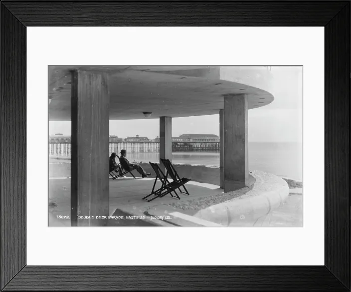 Framed Print : Double Deck Parade, Hastings Framed Print : Double Deck Parade, Hastings