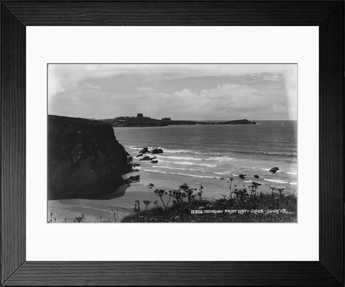 Framed Print : Newquay from Lusty Glaze Framed Print : Newquay from Lusty Glaze