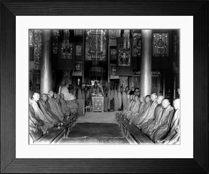 Framed Print : Buddhist Monastery Interior Framed Print : Buddhist Monastery Interior