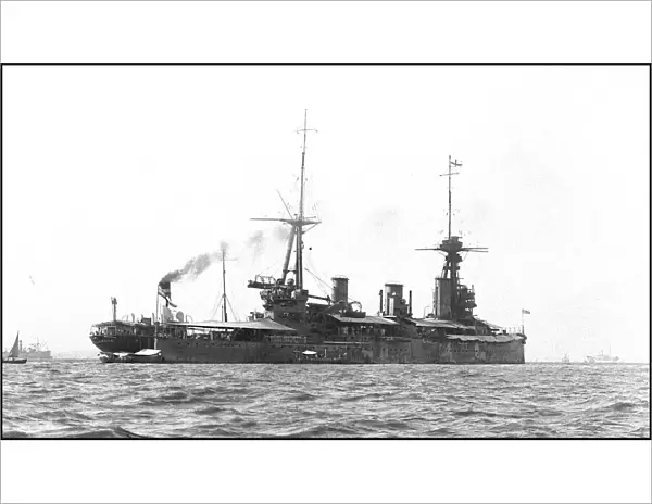 HMS New Zealand being refuelled