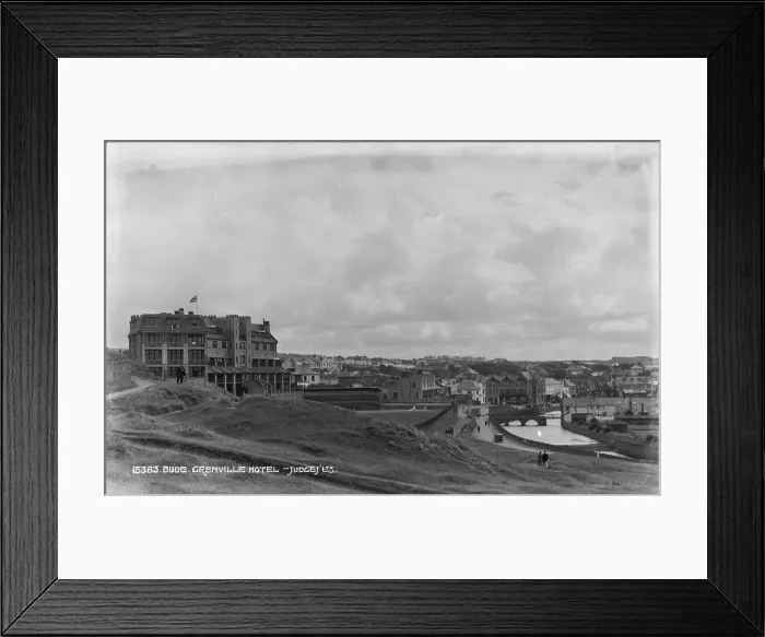 Framed Print : Grenville Hotel in Bude Framed Print : Grenville Hotel in Bude