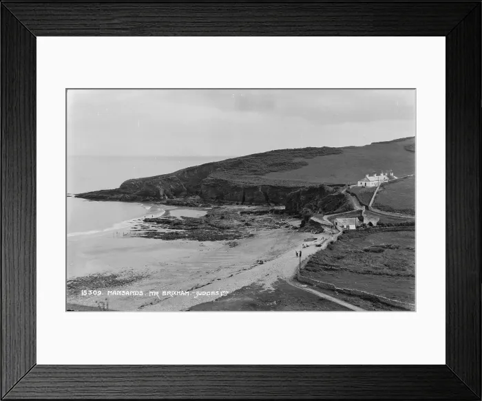 Framed Print : Mansands Beach, Near Brixham Framed Print : Mansands Beach, Near Brixham