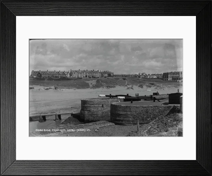 Framed Print : Bude from Lock Gate Framed Print : Bude from Lock Gate