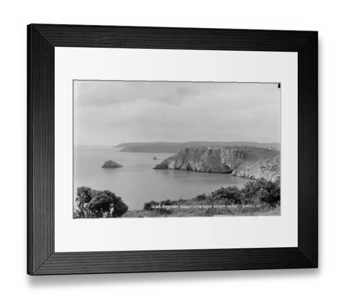 Framed Print : Coastline View from Berry Head Framed Print : Coastline View from Berry Head