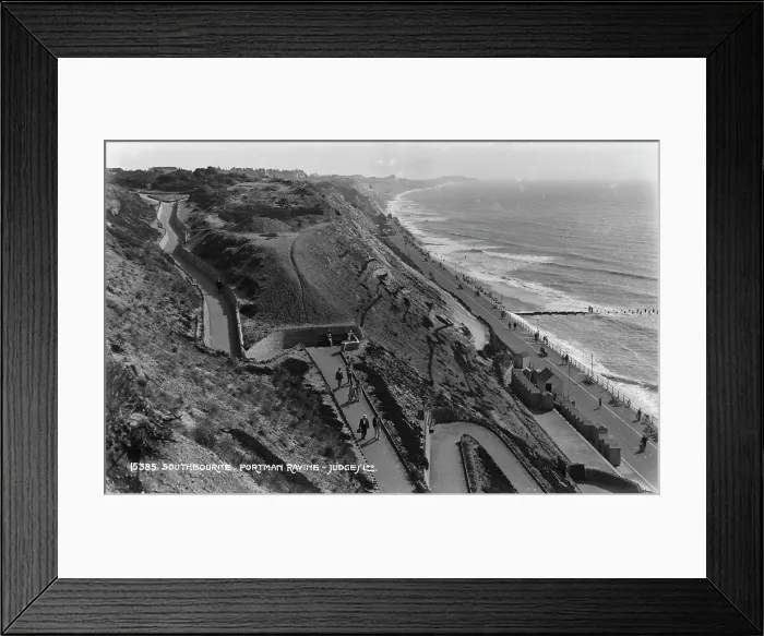Framed Print : Scenic View of Southbourne Beach Framed Print : Scenic View of Southbourne Beach