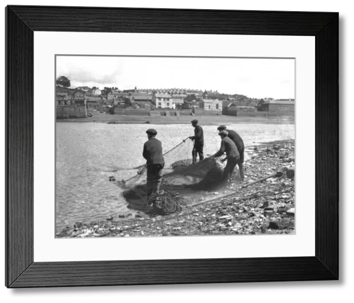 Framed Print : Bideford Fishermen Framed Print : Bideford Fishermen