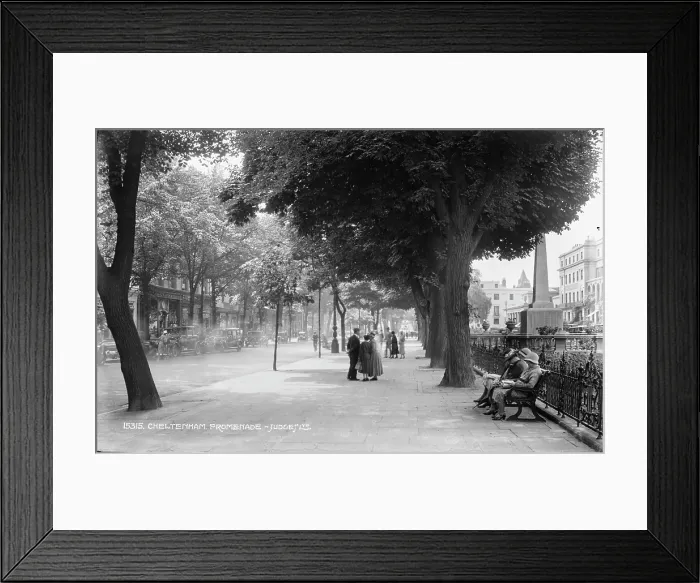 Framed Print : Cheltenham Promenade Framed Print : Cheltenham Promenade