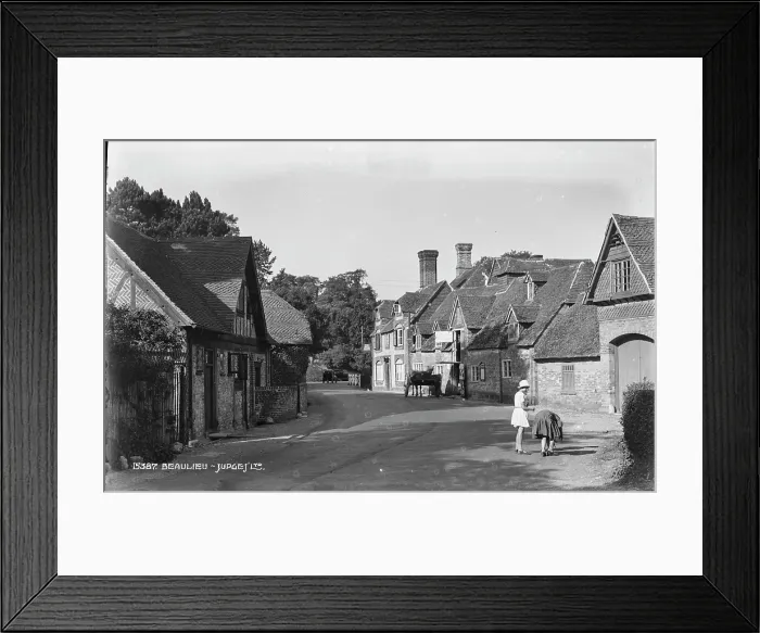 Framed Print : A Quiet Day in Beaulieu Framed Print : A Quiet Day in Beaulieu