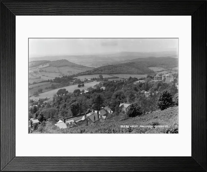 Framed Print : Scenic View of West Malvern Framed Print : Scenic View of West Malvern