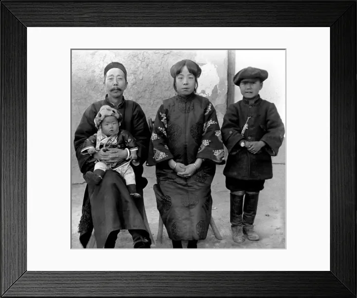 Framed Print : A Southern Chinese family Framed Print : A Southern Chinese family