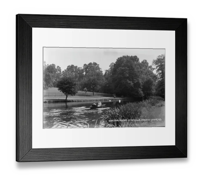 Framed Print : Boating in Pittville Gardens Framed Print : Boating in Pittville Gardens