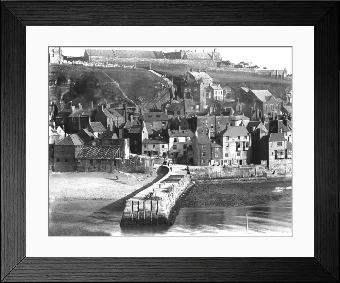 Framed Print : English coastal village Framed Print : English coastal village
