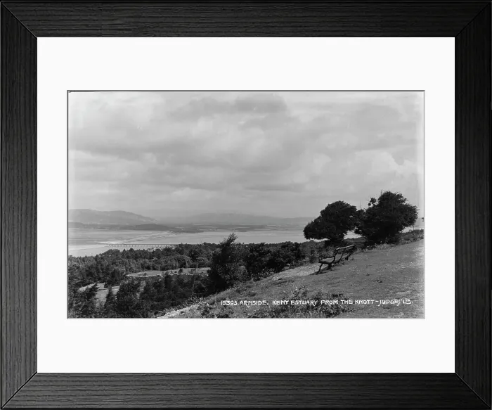 Framed Print : View of Kent Estuary from The Knott Framed Print : View of Kent Estuary from The Knott