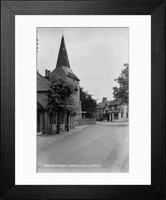 Framed Print : Downe Church and Surroundings Framed Print : Downe Church and Surroundings