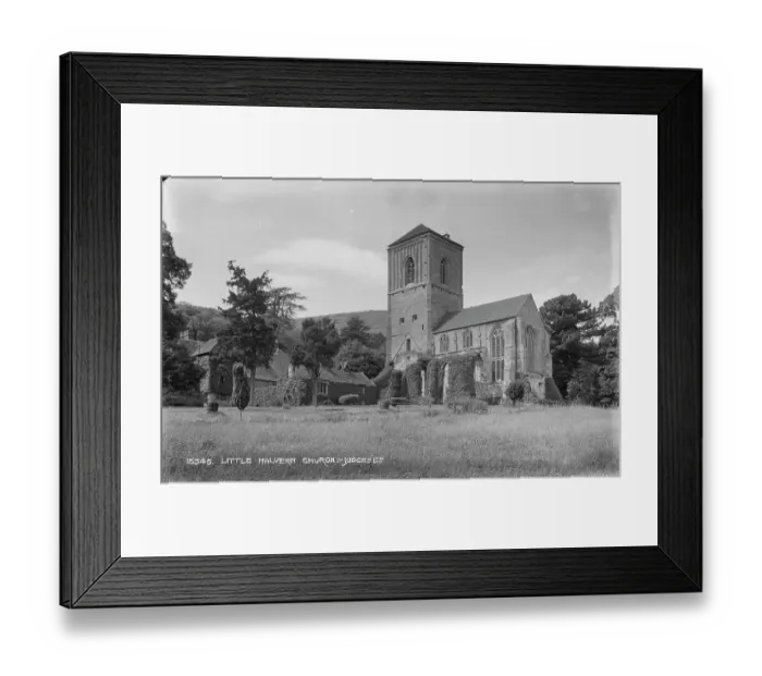 Framed Print : Little Malvern Church