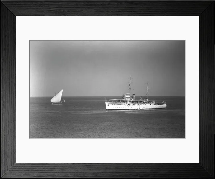 Framed Print : British ships at Muscat, Oman Framed Print : British ships at Muscat, Oman