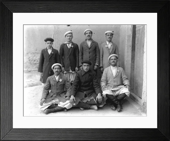 Framed Print : Group of Middle Eastern men Framed Print : Group of Middle Eastern men