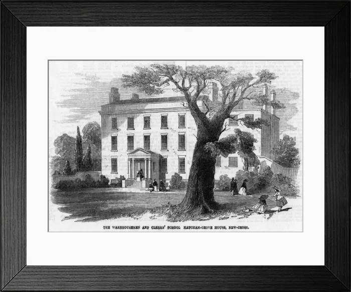 Framed Print : School at New Cross Framed Print : School at New Cross
