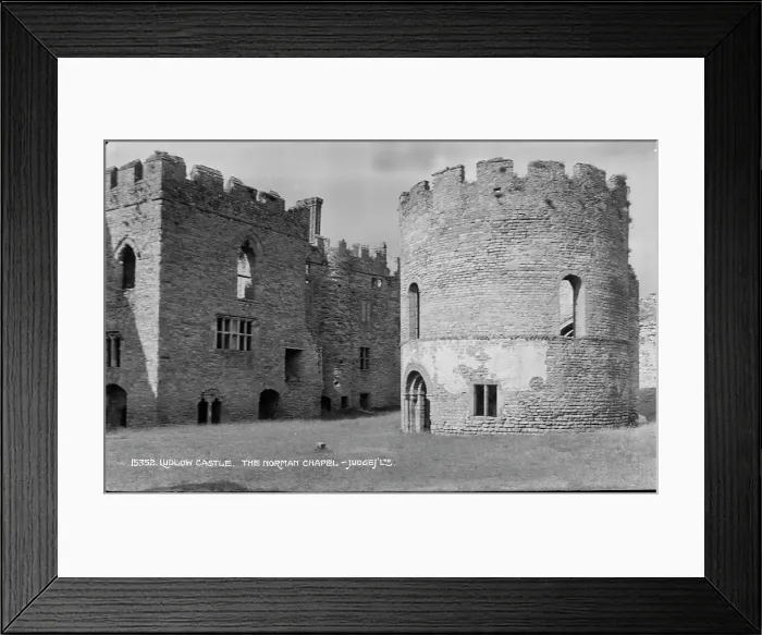Framed Print : Ludlow Castle - The Norman Chapel Framed Print : Ludlow Castle - The Norman Chapel