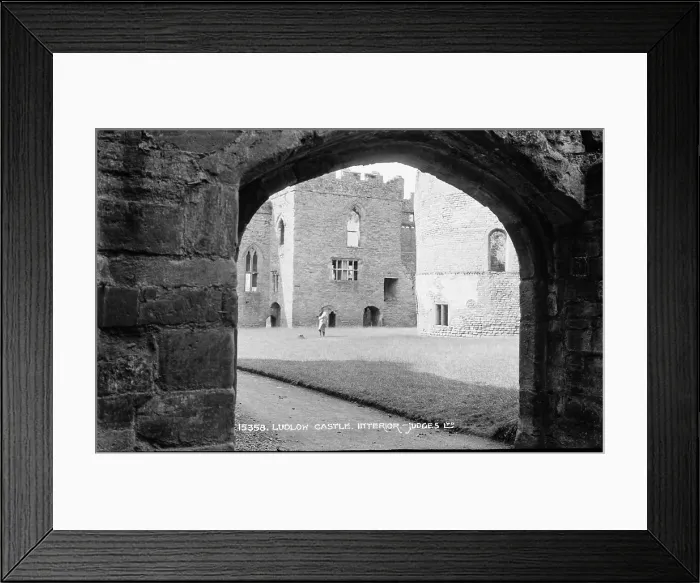 Framed Print : Interior View of Ludlow Castle Framed Print : Interior View of Ludlow Castle