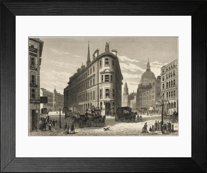 Framed Print : Queen Victoria Street Framed Print : Queen Victoria Street