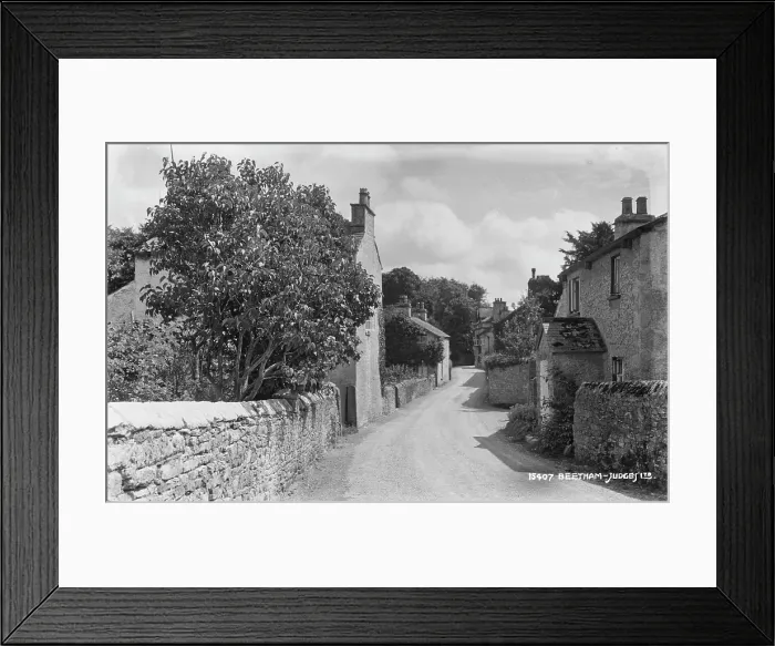 Framed Print : Quiet Village Lane Framed Print : Quiet Village Lane