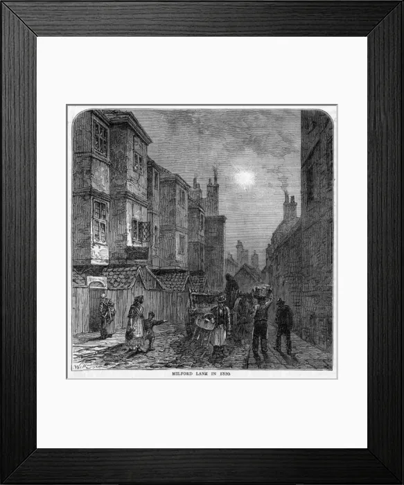 Framed Print : Milford Lane Framed Print : Milford Lane