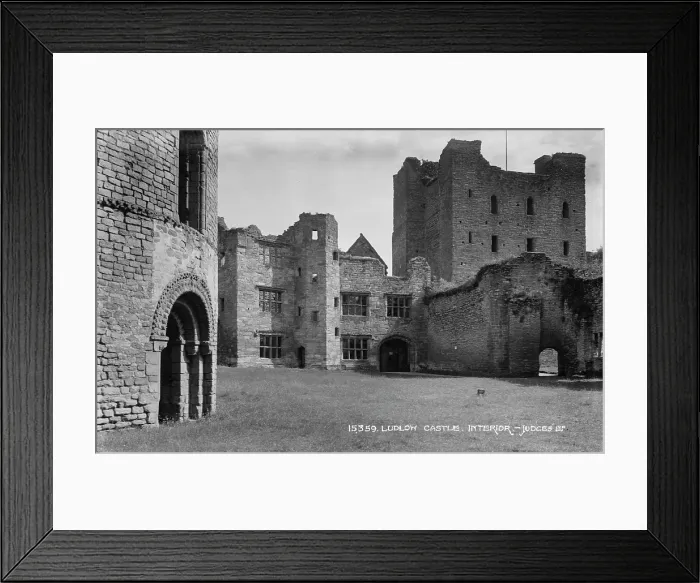 Framed Print : Interior of Ludlow Castle Framed Print : Interior of Ludlow Castle