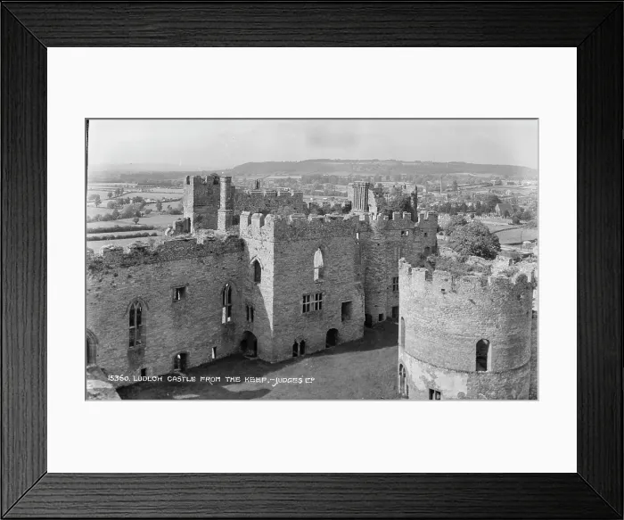 Framed Print : Ludlow Castle from the Keep Framed Print : Ludlow Castle from the Keep