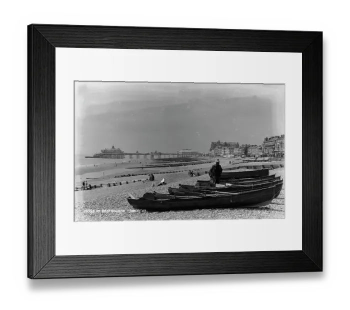 Framed Print : A Day at Eastbourne Beach