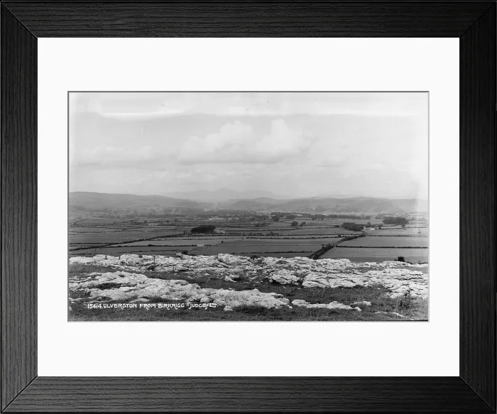 Framed Print : Ulverston from Birkrigg Framed Print : Ulverston from Birkrigg