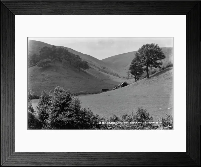 Framed Print : Scenic View of Batch Valley Framed Print : Scenic View of Batch Valley