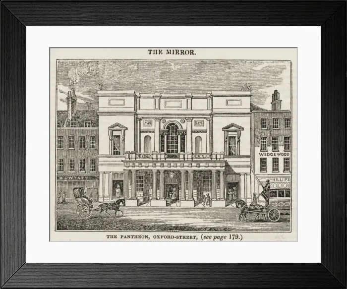 Framed Print : Pantheon Oxford St Framed Print : Pantheon Oxford St