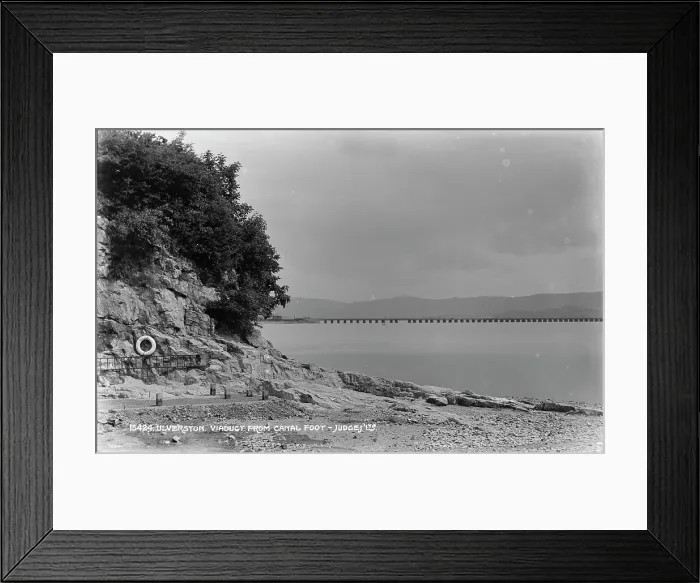 Framed Print : Ulverston Viaduct from Canal Foot Framed Print : Ulverston Viaduct from Canal Foot