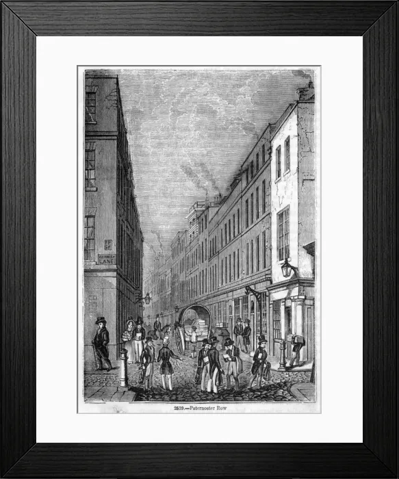 Framed Print : Paternoster Row Framed Print : Paternoster Row