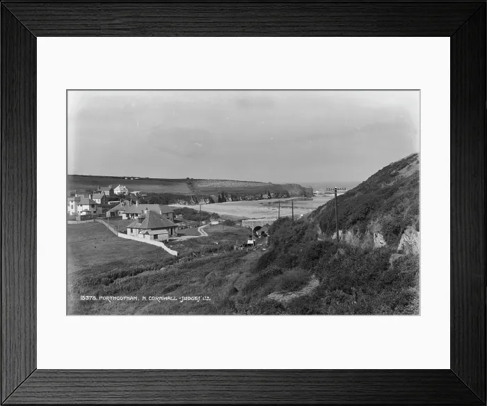 Framed Print : Scenic View of Porthcothan Framed Print : Scenic View of Porthcothan