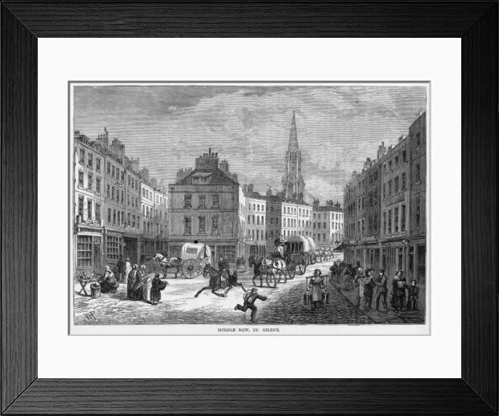 Framed Print : Middle Row St Giles Framed Print : Middle Row St Giles