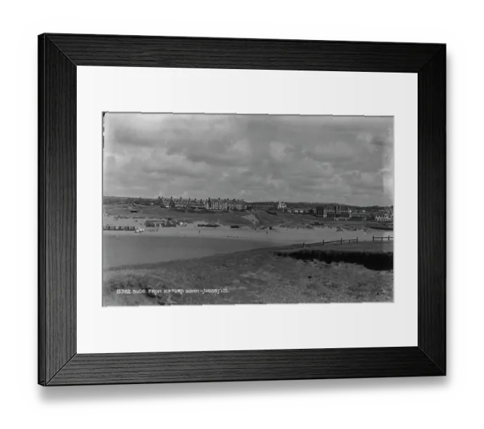 Framed Print : Bude from Efford Down Framed Print : Bude from Efford Down