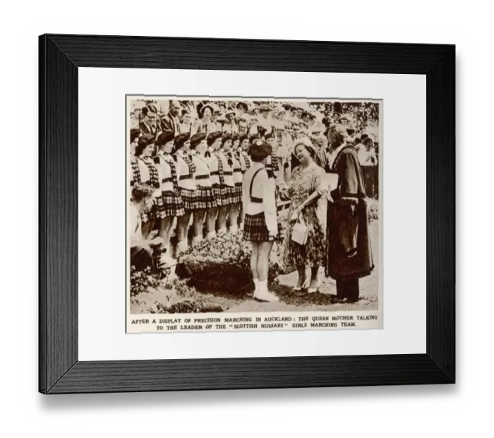 Framed Print : Queen Mother / New Zealand Framed Print : Queen Mother / New Zealand
