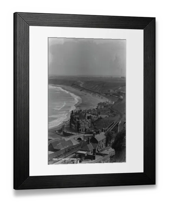 Framed Print : Coastal View of Sandsend Framed Print : Coastal View of Sandsend