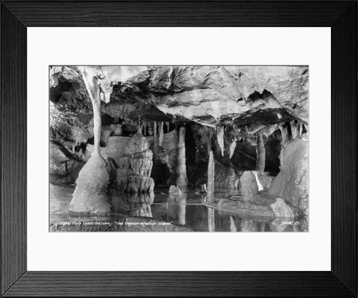 Framed Print : The Transformation Scene in Cox's Cave Framed Print : The Transformation Scene in Cox's Cave