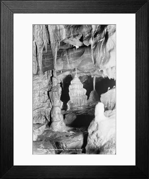 Framed Print : The Hindoo Temple in Cox's Cave Framed Print : The Hindoo Temple in Cox's Cave
