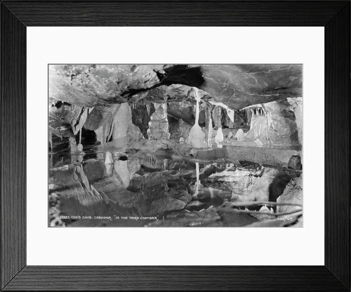 Framed Print : In the Third Chamber of Cox's Cave Framed Print : In the Third Chamber of Cox's Cave