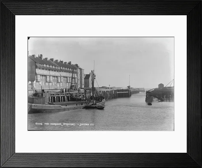 Framed Print : The Harbour, Bridport Framed Print : The Harbour, Bridport