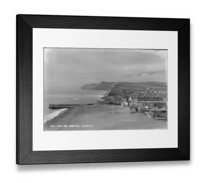 Framed Print : Scenic View of West Bay, Bridport Framed Print : Scenic View of West Bay, Bridport