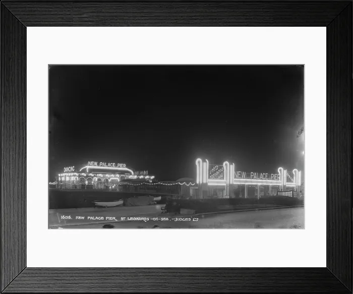 Framed Print : New Palace Pier at Night Framed Print : New Palace Pier at Night