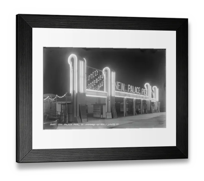 Framed Print : New Palace Pier at Night Framed Print : New Palace Pier at Night
